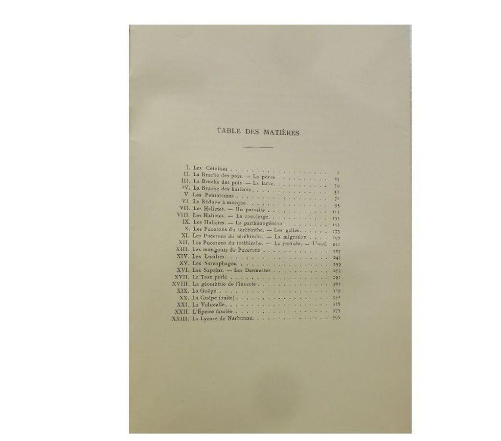 Livres occasion Hérault Castries - 34160 - Photos Vivastreet J.- H. FABRE 8ème série SOUVENIRS ENTOMOLOGIQUES Études 