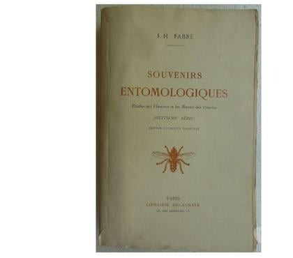 Livres occasion Castries Hérault - Photos Vivastreet J.- H. FABRE 8ème série SOUVENIRS ENTOMOLOGIQUES Études 