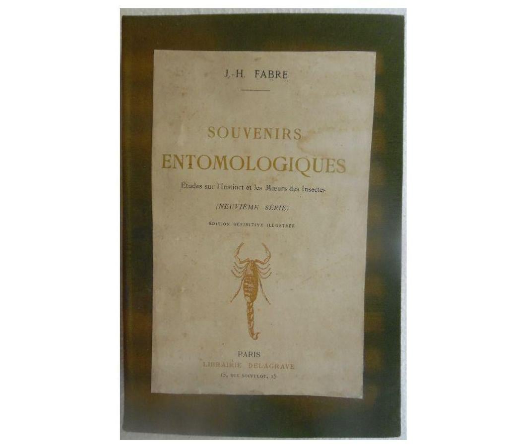 Livres occasion Hérault Castries - 34160 - Photos Vivastreet J.- H. FABRE 9ème série SOUVENIRS ENTOMOLOGIQUES Études 