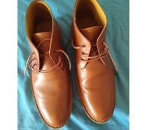 CHAUSSURE HOMME BOOTS CUIRE MARRON NEUVE P 45.