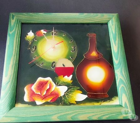 Décoration - art Moselle Florange - 57190 - Photos Vivastreet horloge murale verte