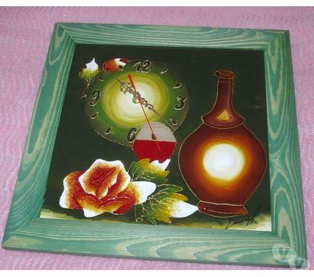 Décoration - art Moselle Florange - 57190 - Photos Vivastreet horloge murale verte