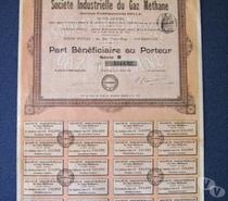 Obligations Société Industrielle du Gaz Méthane 17