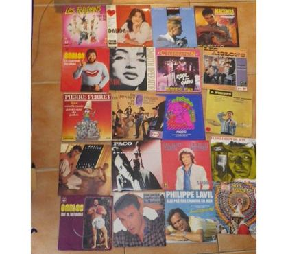 CDs Fontenay le Fleury Yvelines - Photos Vivastreet Lot de 80 DISQUES VINYLE 45 TOURS