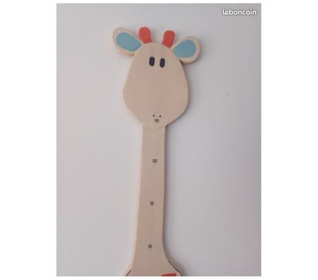 Equipements bébés Pas-de-Calais Avion - 62210 - Photos Vivastreet Toise girafe bois
