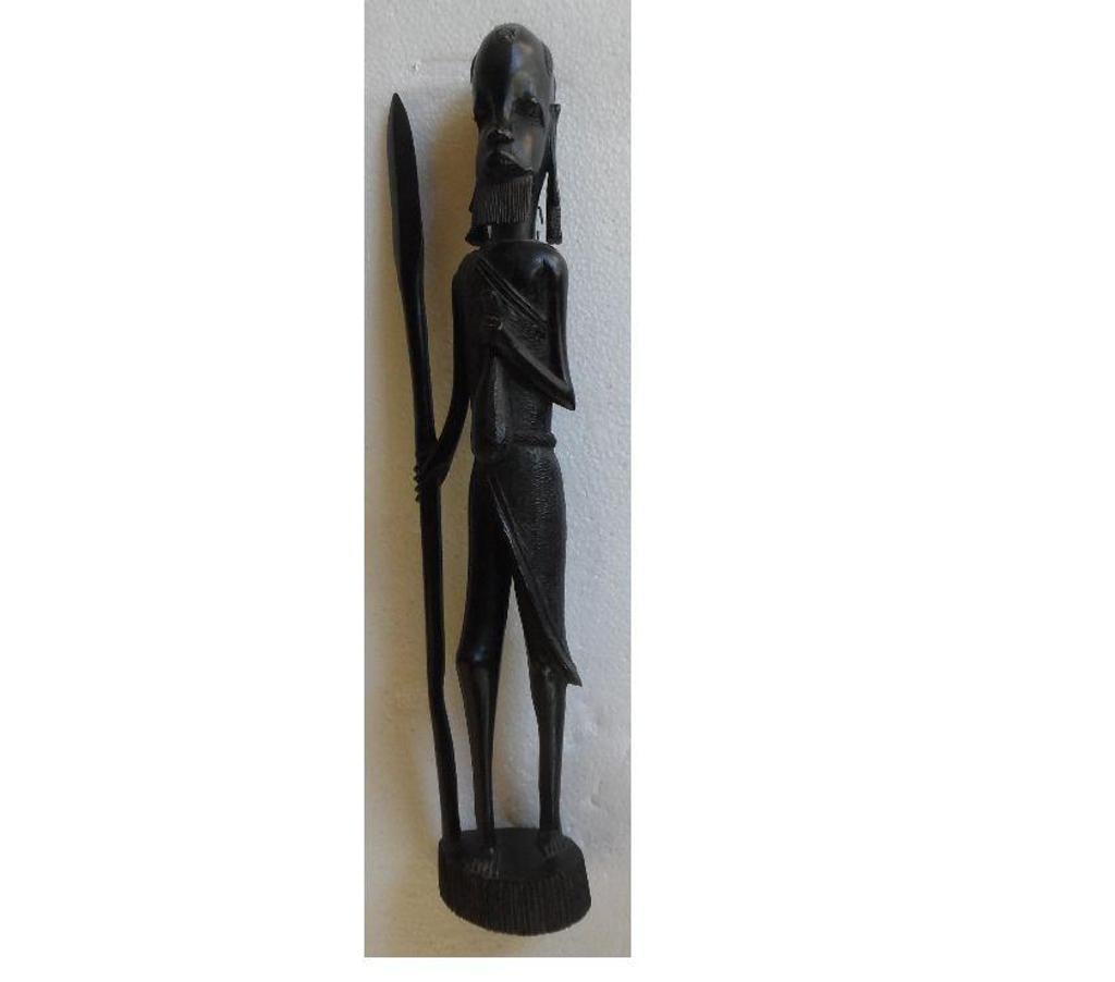 Décoration - art Hérault Castries - 34160 - Photos Vivastreet Statuette vintage en bois d’ébène - Hauteur 43 centimètres