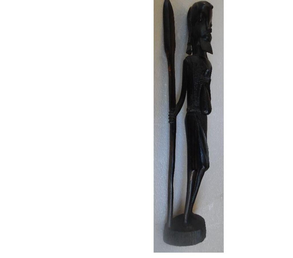 Décoration - art Hérault Castries - 34160 - Photos Vivastreet Statuette vintage en bois d’ébène - Hauteur 43 centimètres