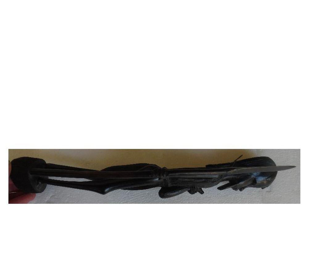 Décoration - art Hérault Castries - 34160 - Photos Vivastreet Statuette vintage en bois d’ébène - Hauteur 43 centimètres