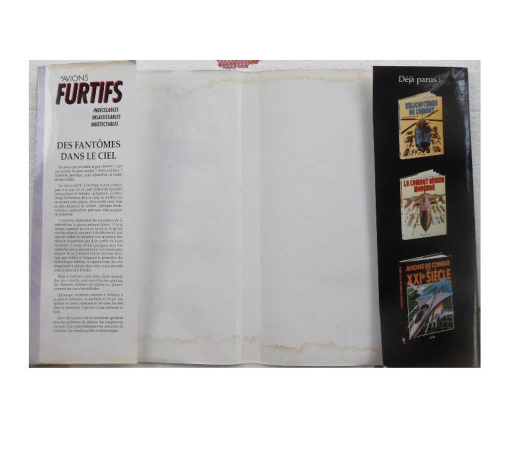 Livres occasion Hérault Castries - 34160 - Photos Vivastreet Avions furtifs indécelables, insaisissables, indétectables 