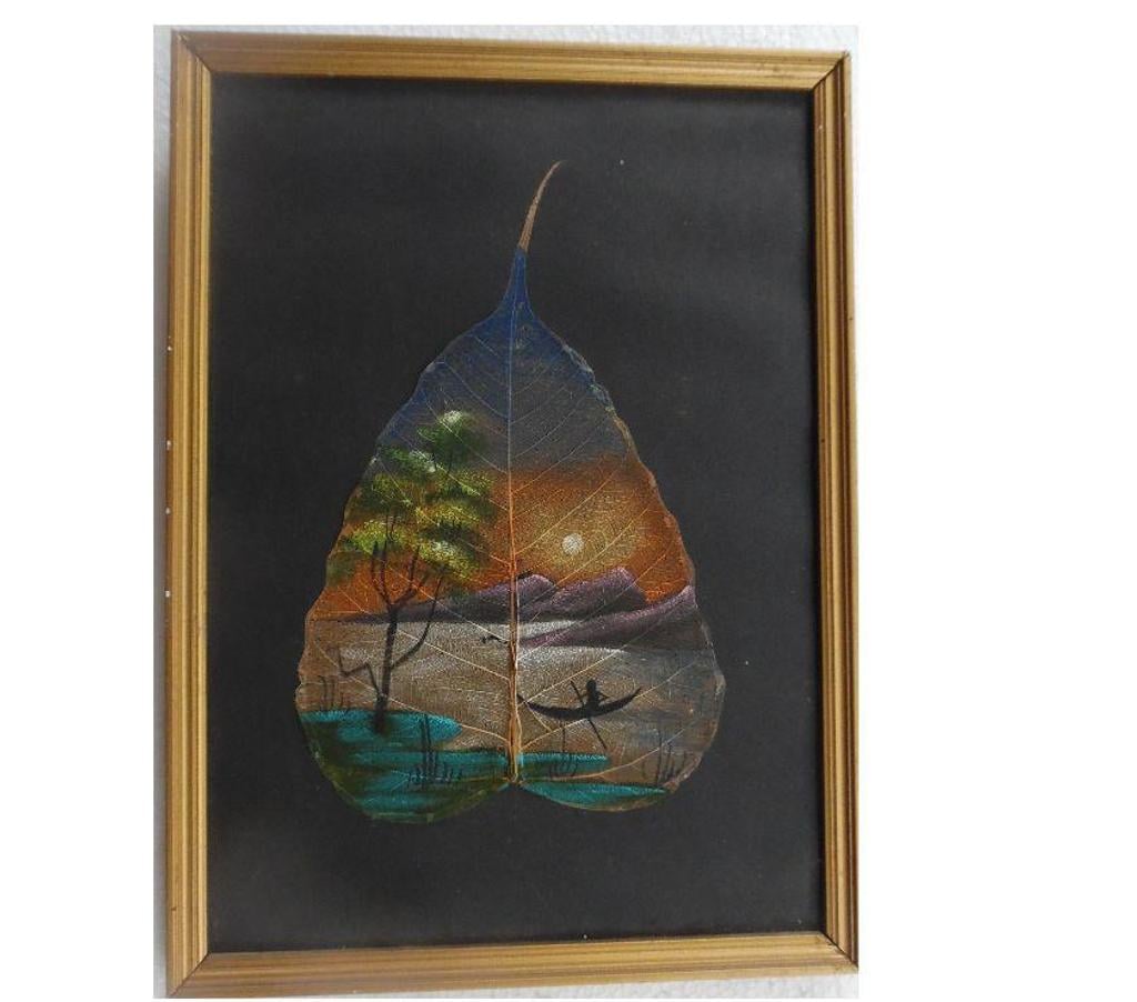 Décoration - art Hérault Castries - 34160 - Photos Vivastreet Très jolies peintures sur feuilles de Pipal des Indes