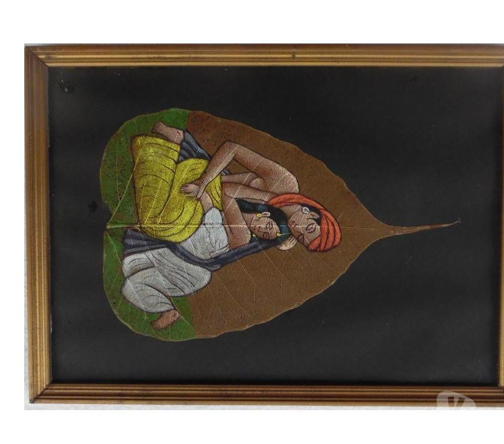 Décoration - art Hérault Castries - 34160 - Photos Vivastreet Très jolies peintures sur feuilles de Pipal des Indes