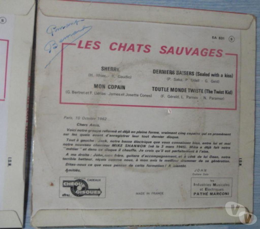 Collection Oise Bornel - 60540 - Photos Vivastreet 2 Disques Les Chats Sauvage