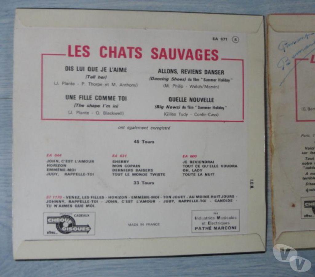 Collection Oise Bornel - 60540 - Photos Vivastreet 2 Disques Les Chats Sauvage