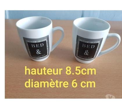 Ameublement & art de la table Paris 4ème ardt Paris - Photos Vivastreet tasses à café lot de 2 ⭐neuf ⭐
