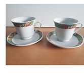Tasses à café blanc