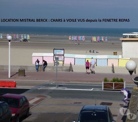 location saisonniere Pas-de-Calais Berck - 62600 - Photos Vivastreet Studio Vue Mer + Balcon vue mer & Plage Wifi Tout à pied