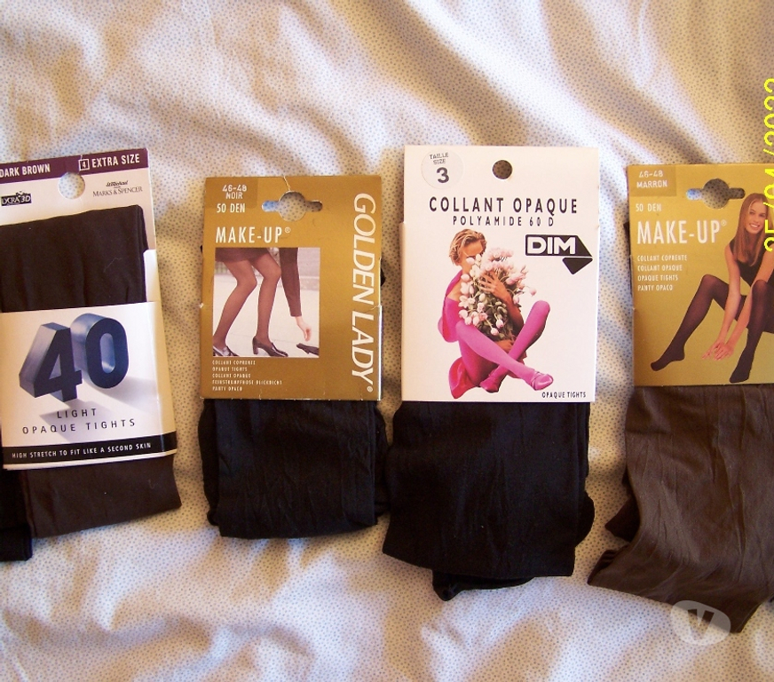 Vêtements occasion Hauts-de-Seine Issy les Moulineaux - 92130 - Photos Vivastreet Collants opaques taille 4648 et taille 3 neuf
