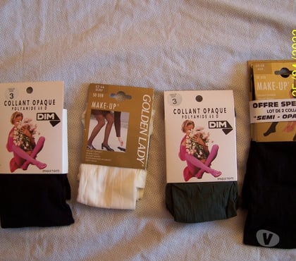 Vêtements occasion Issy les Moulineaux Hauts-de-Seine - Photos Vivastreet Collants opaques taille 4648 et taille 3 neuf