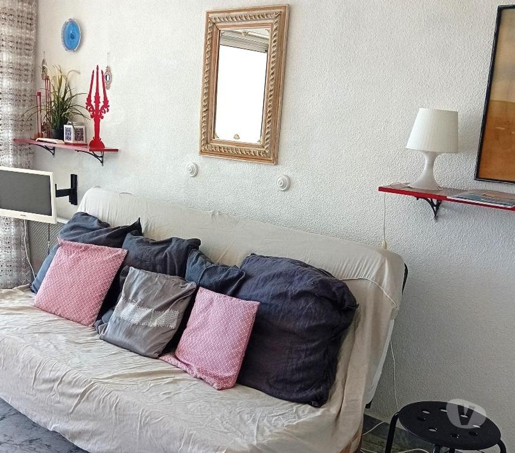 location saisonniere Hérault Palavas les Flots - 34250 - Photos Vivastreet F1 cab SUR la PLAGE 4 couch, parking privé, plage à 2mn