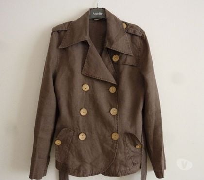 Vêtements occasion Le Kremlin Bicetre Val-de-Marne - Photos Vivastreet Veste Xanaka en lin couleur taupe T38