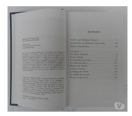 Livres occasion Hérault Castries - 34160 - Photos Vivastreet André Chamson de l’Académie française- Le livre des Cévennes