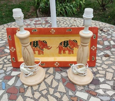 Décoration - art Vienne Guesnes - 86420 - Photos Vivastreet Lampe de chevet Q: 2 