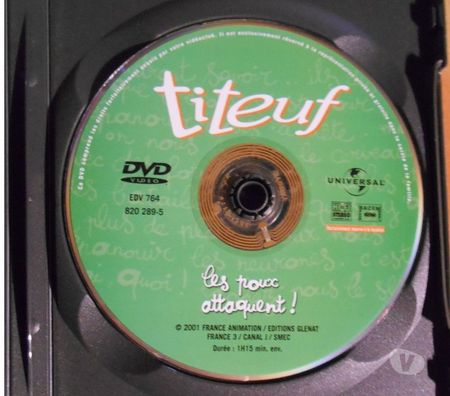 DVD occasion Ille-et-Vilaine St Meen le Grand - 35290 - Photos Vivastreet titeuf: les poux attaquent