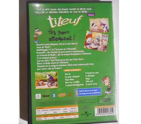 DVD occasion Ille-et-Vilaine St Meen le Grand - 35290 - Photos Vivastreet titeuf: les poux attaquent