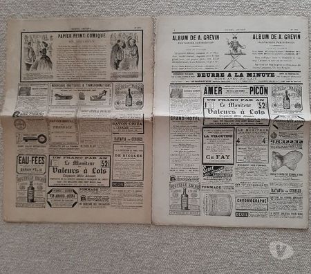 Collection Val-de-Marne Le Kremlin Bicetre - 94270 - Photos Vivastreet Journal amusant n° 1203 et n° 1206 - année 1879