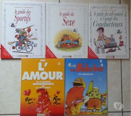 Livres occasion Guyancourt Yvelines - Photos Vivastreet Lot 5 Bandes dessinées Humour