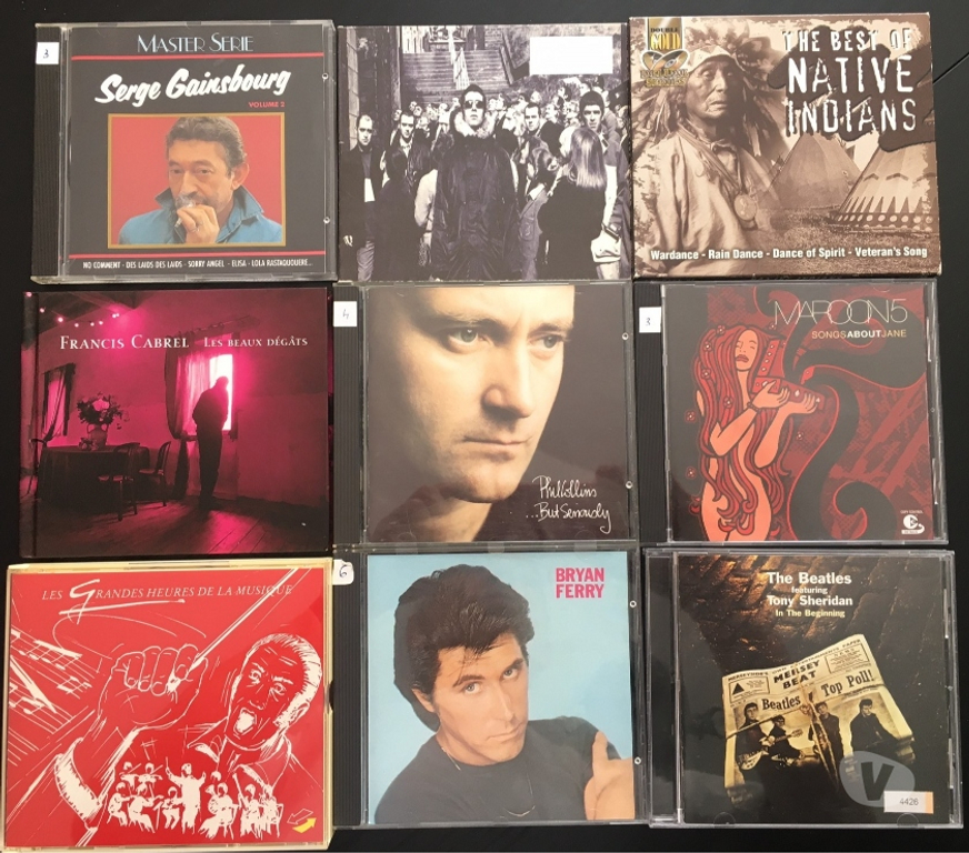 CDs Yvelines Guyancourt - 78280 - Photos Vivastreet CD pop rock , rock , chanson francaise ...