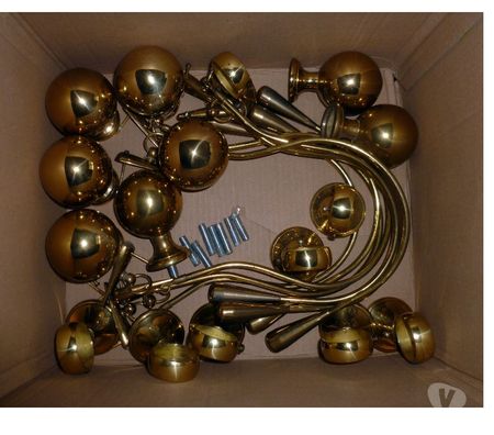 Décoration - art Yvelines Maurepas - 78310 - Photos Vivastreet Accessoires pour barres à rideaux laiton massif vernis