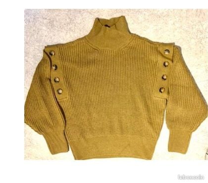 Vêtements occasion Villejuif Val-de-Marne - Photos Vivastreet Super Pull Gold & Silver (Style NO)- Grosse maille.