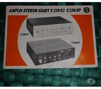 Photo - Video - Son Fontenay le Fleury Yvelines - Photos Vivastreet NOTICE AMPLI ESRAT E250S2 E250SP