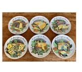 6 assiettes sur le thème des fromages de France (GIEM).