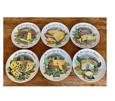 Ameublement & art de la table Val-de-Marne Villejuif - 94800 - Photos Vivastreet 6 assiettes sur le thème des fromages de France (GIEM).