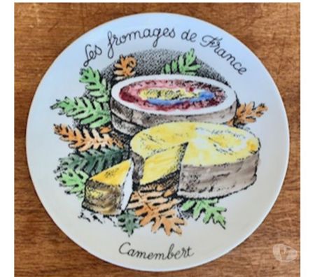 Ameublement & art de la table Val-de-Marne Villejuif - 94800 - Photos Vivastreet 6 assiettes sur le thème des fromages de France (GIEM).
