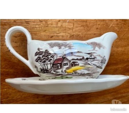 Ameublement & art de la table Val-de-Marne Villejuif - 94800 - Photos Vivastreet Très belle saucière anglaise W.H.GRINDLEY "QUIET DAY"