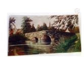 Villejuif - Val-de-Marne — Grande peinture-92cm sur 50cm signée MASSON.