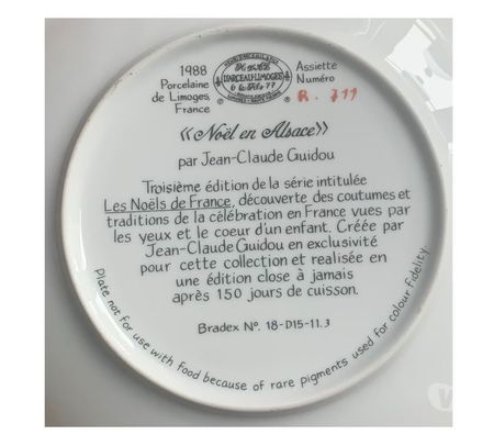 Collection Val-de-Marne Villejuif - 94800 - Photos Vivastreet Assiette (Noël en Alsace) Par Jean-Claude GUIDOU