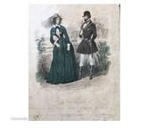 Villejuif - Val-de-Marne — Gravure de Mode (costumes de chasse) 19ème