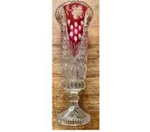 Un grand vase en cristal vintage de Anna Hutte.