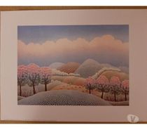 Reproduction naïve-Yvan Rabuzin-Le champ dans les collines