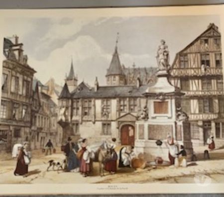 Collection Val-de-Marne Villejuif - 94800 - Photos Vivastreet 6 Estampes (Le vieux ROUEN) collector.