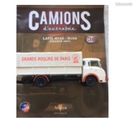 Collection Val-de-Marne Villejuif - 94800 - Photos Vivastreet Camion miniature Altaya -( Grand Moulins de Paris)