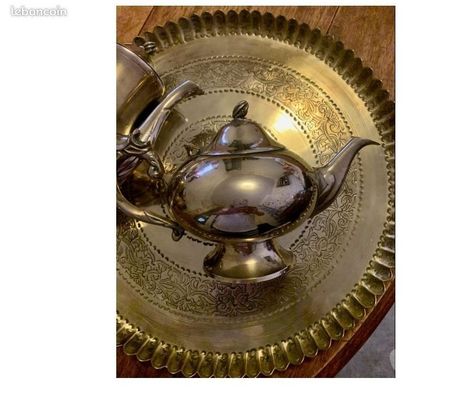 Ameublement & art de la table Val-de-Marne Villejuif - 94800 - Photos Vivastreet Service à Thé et café + plateau à fruit -cuivre