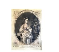 Gravure de Alain Bossé (la cruche cassée) 19ème