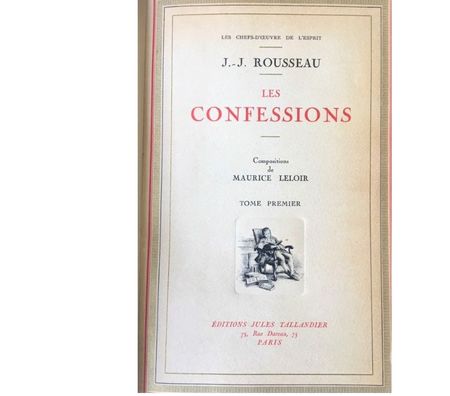 Livres occasion Val-de-Marne Villejuif - 94800 - Photos Vivastreet Livre de Jean Jacques ROUSSEAU "LES CONFESSION"