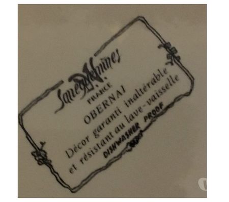 Ameublement & art de la table Val-de-Marne Villejuif - 94800 - Photos Vivastreet Grand plat-Faïence Sarreguemines Obernai H LOUX