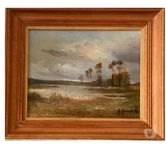 Tableau Bucolique de Anick AUCLAIR peintre éguzonnaise.
